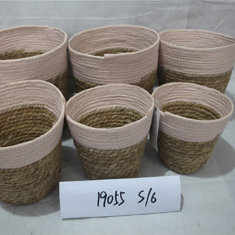 New Design Handmade Durable PE Rattan Oval Bread Storage Basket